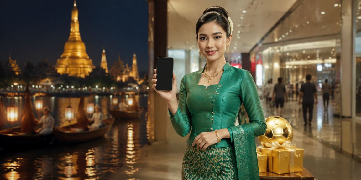 Inle ရေကန်၌ မိုဘိုင်းကာစီနိုများ အသုံးပြုနေသော ကစားသမားများ
